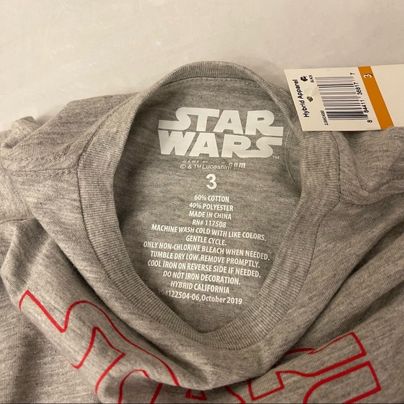 Star Wars Darth Vader Boy 3-pcs Hoodie, T-Shirt & Joggers Set Size 3 NWT - Picture 3 of 13